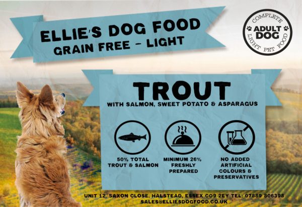 Grain Free Adult Dog Overweight 50% Light Trout with Salmon
