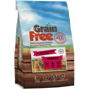 Grain Free Adult Dog 50% Venison with Salmon, Sweet Potato & Mulberry Complete Dry Food Kibble